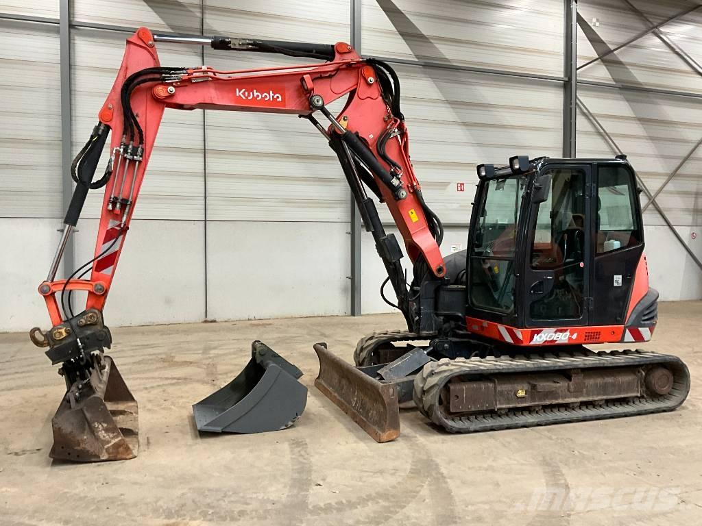 Kubota KX 080-4 Midi bageri 7t – 12t