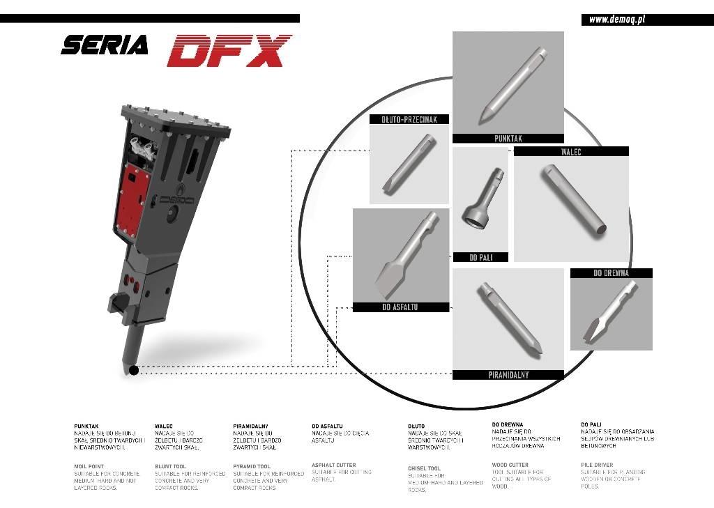  DEMOQ DFX5000 Čekići
