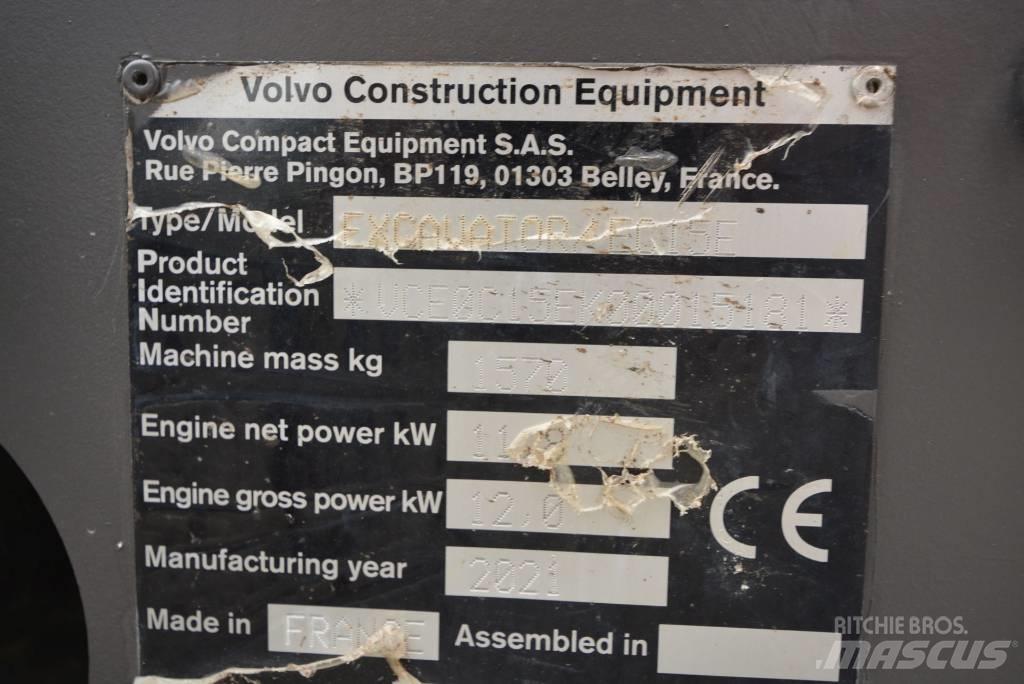 Volvo EC 15 E Mini bageri < 7t