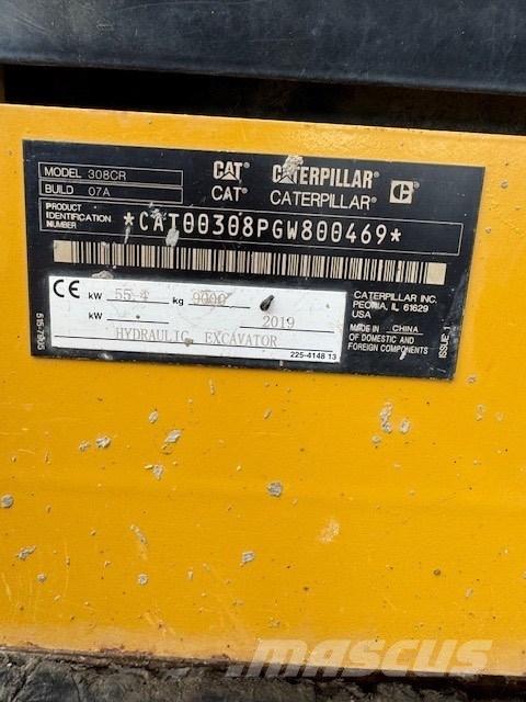 CAT 308 CR Midi bageri 7t – 12t