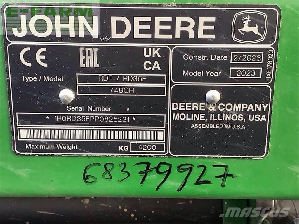 John Deere s 780 Kombajni
