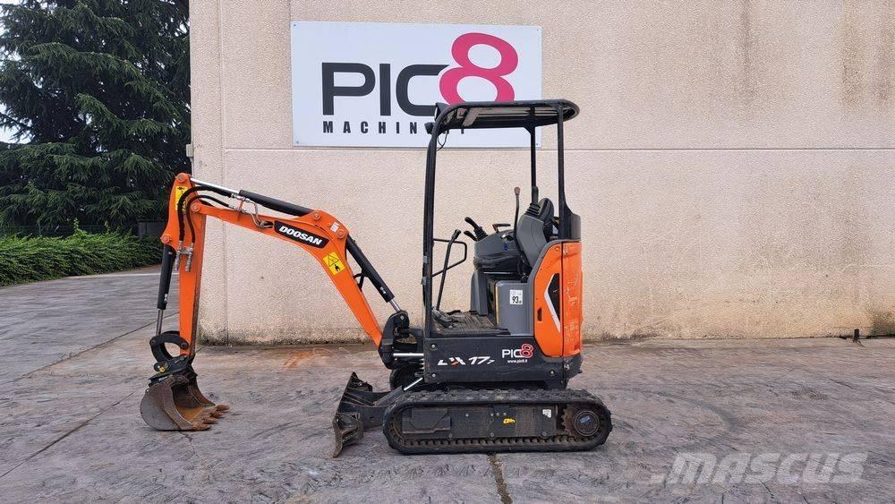 Doosan DX 17 Mini bageri < 7t