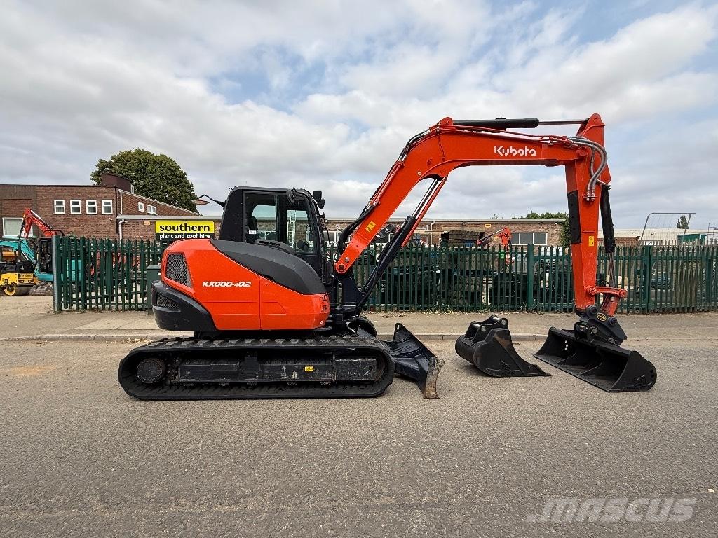 Kubota KX 080-4 Midi bageri 7t – 12t