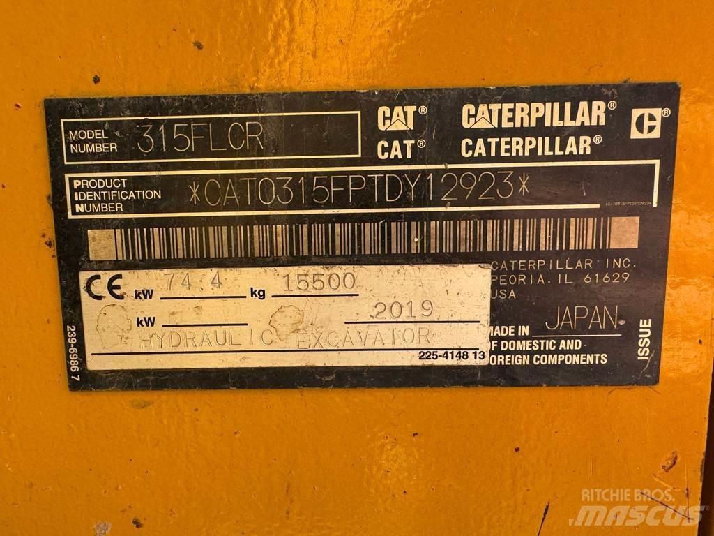 CAT 315F LCR Bageri guseničari
