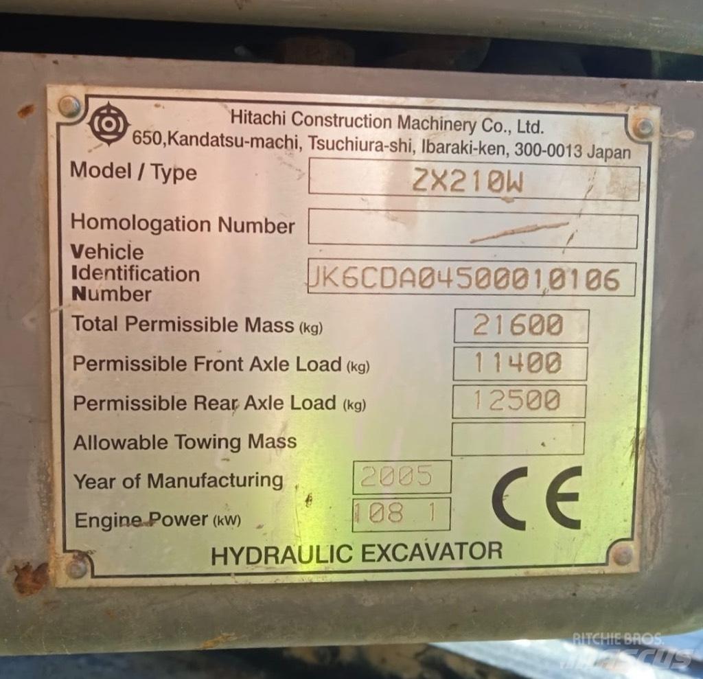 Hitachi ZX 210 W Bageri točkaši