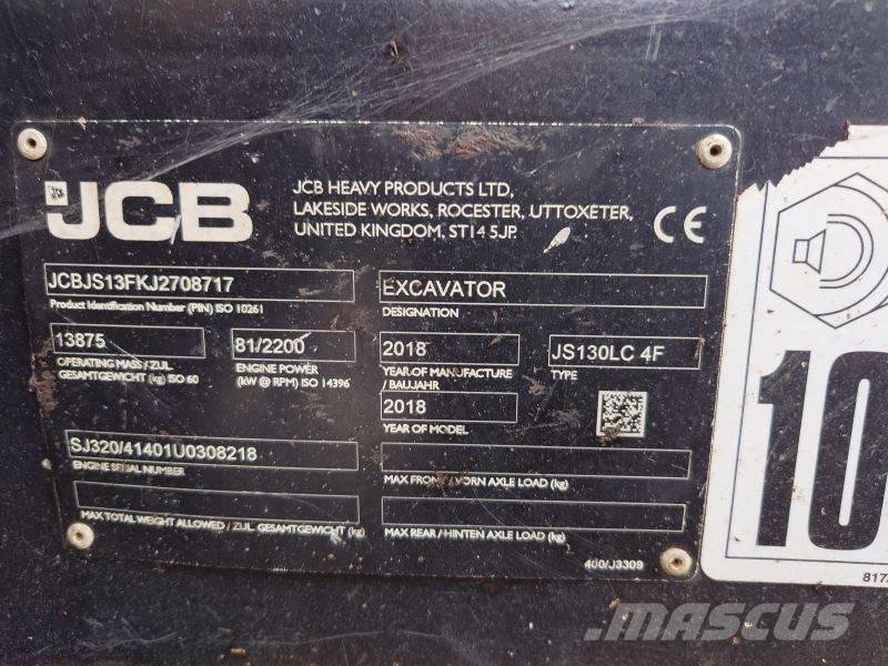 JCB JS 130 LC Bageri guseničari