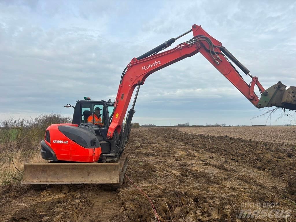 Kubota KX 80-4 Midi bageri 7t – 12t