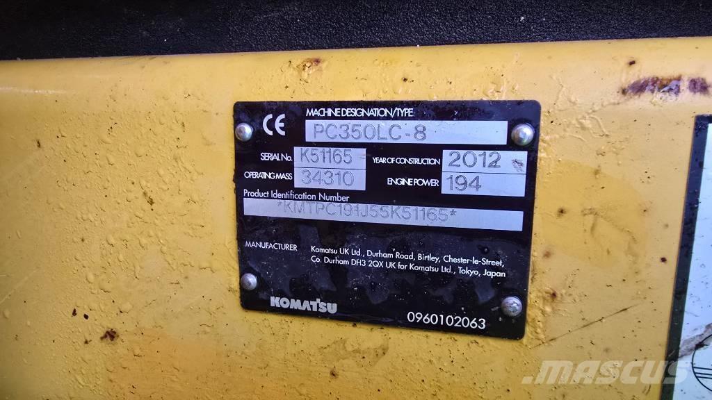 Komatsu PC 350 LC-8K Bageri guseničari