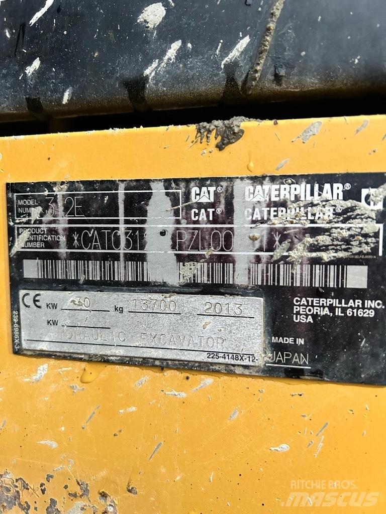 CAT 312 E Bageri guseničari