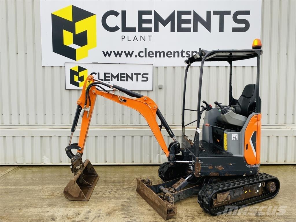 Doosan DX17Z Mini bageri < 7t