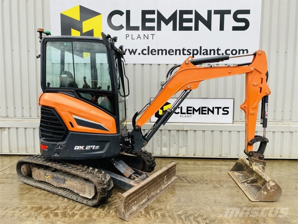 Doosan DX27Z Mini bageri < 7t