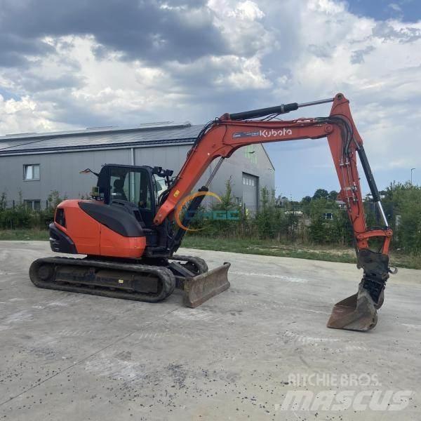 Kubota KX080-4 Bageri točkaši