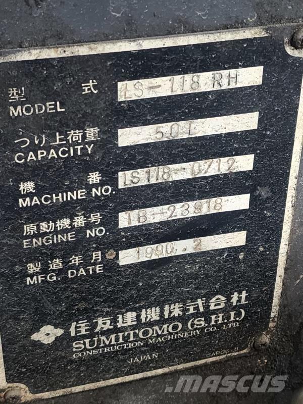 Sumitomo LS-118RH Derik kranovi