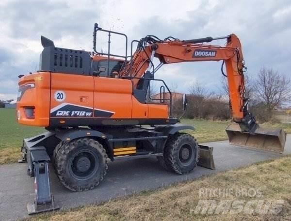 Doosan DX 170 W-7 Bageri točkaši