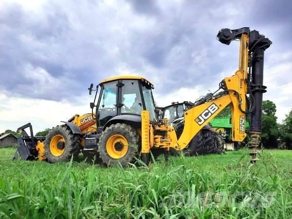 JCB 4CX +Piling Master Rovokopači