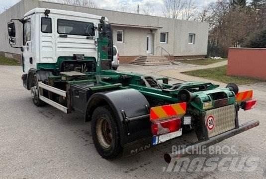 MAN TGL 12.180 Rol kiper kamioni sa kukom za podizanje tereta
