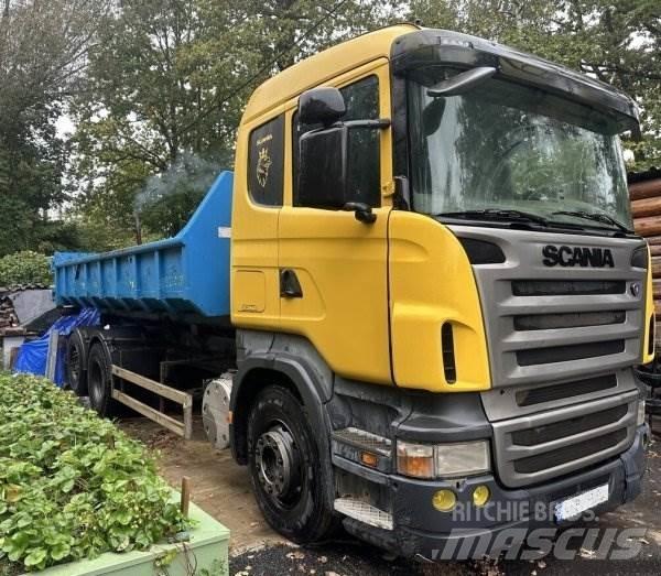 Scania R380 Rol kiper kamioni sa kukom za podizanje tereta