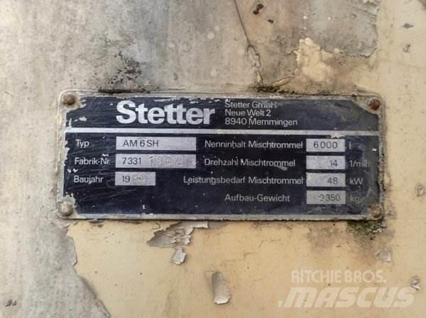 Stetter AM 6 SH Kamioni mešalice za beton