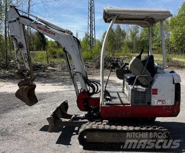 Takeuchi TB 016 Mini bageri < 7t