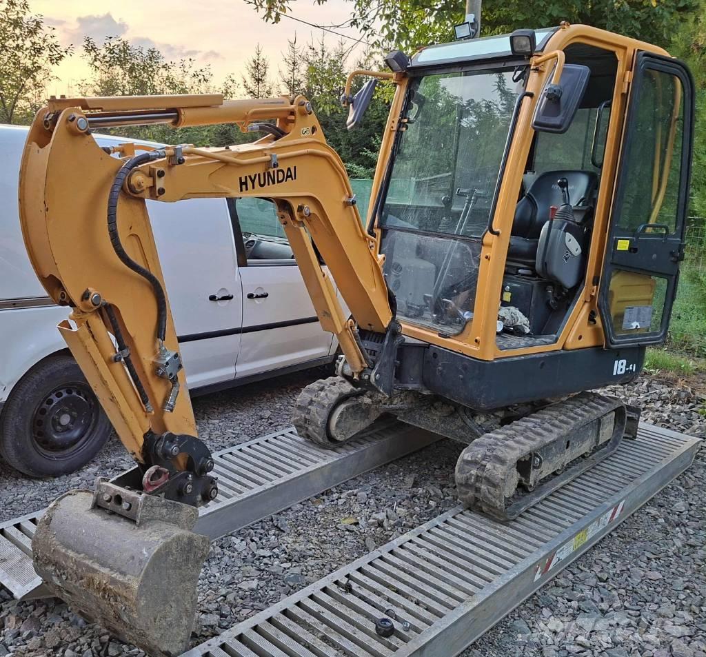Hyundai R18-9 Mini bageri < 7t