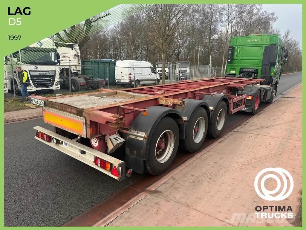 LAG O-3-39L Kontejnerske poluprikolice