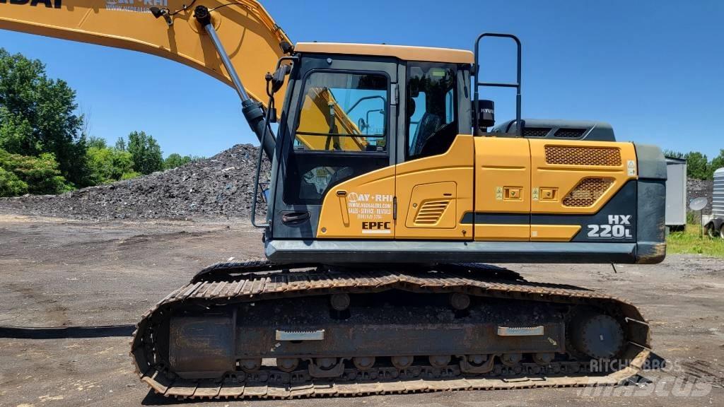 Hyundai HX220 L Bageri guseničari