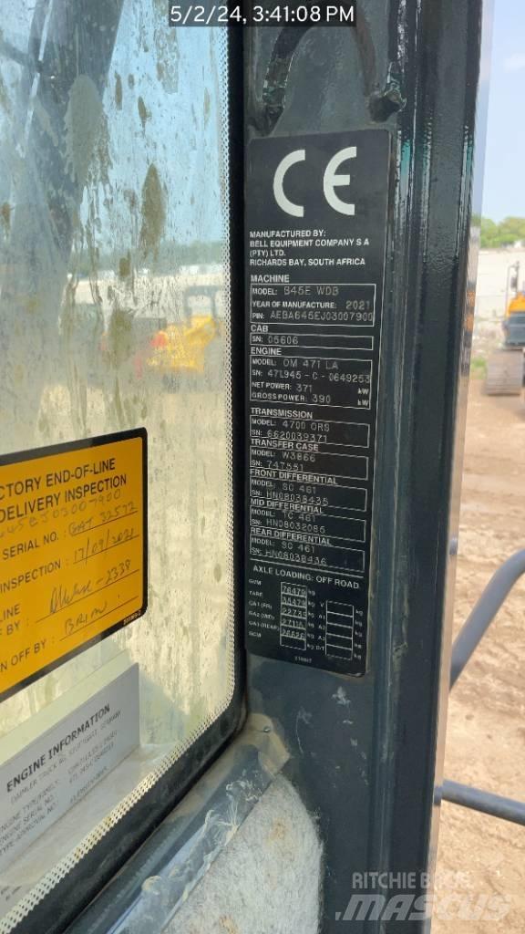 Bell B45E Zglobni damperi