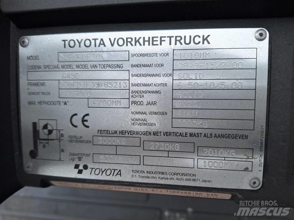 Toyota 52-8 FD F 30 Dizelski viljuškari