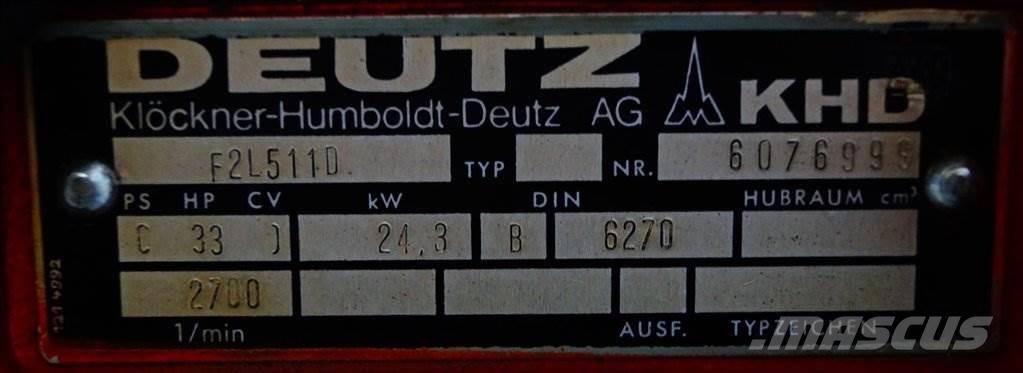Deutz AG F2L511D Motori za građevinarstvo