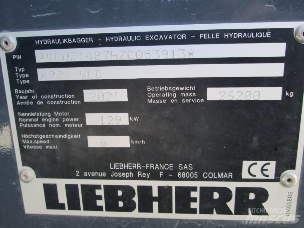 Liebherr R 924 G8 Bageri guseničari