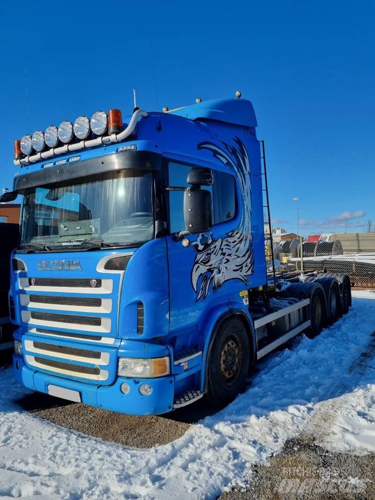 Scania R 500 LB 8X4 Rol kiper kamioni sa kukom za podizanje tereta