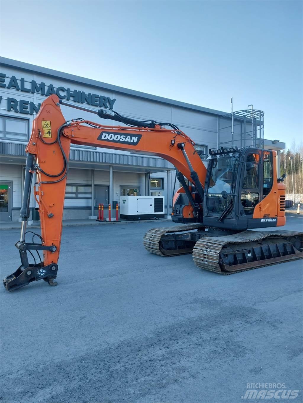 Doosan DX 140LCR 7 Bageri guseničari
