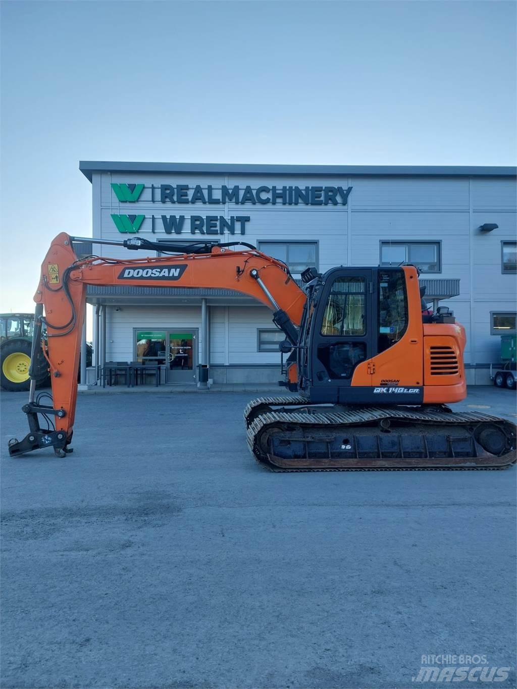 Doosan DX 140LCR 7 Bageri guseničari