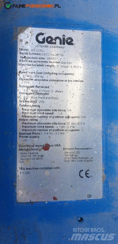 Genie GS 3232 Makazaste platforme