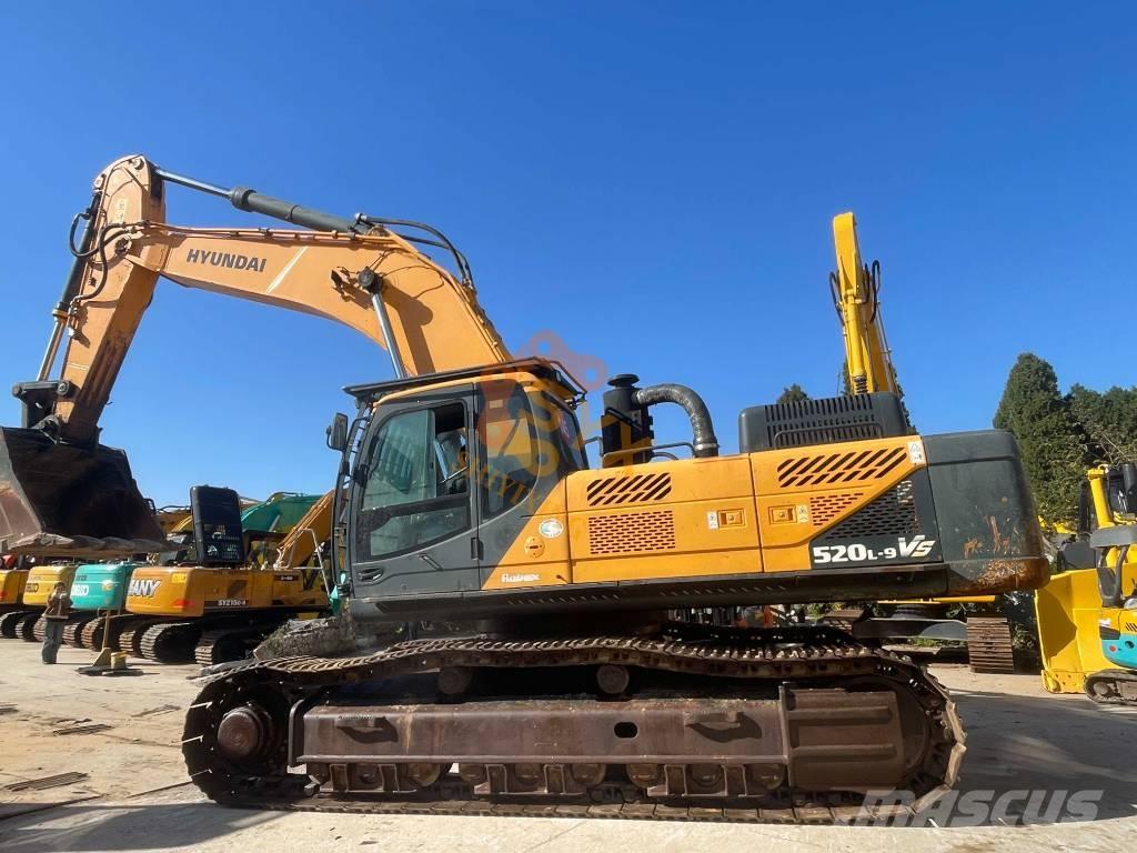 Hyundai Robex 520 VS Bageri guseničari