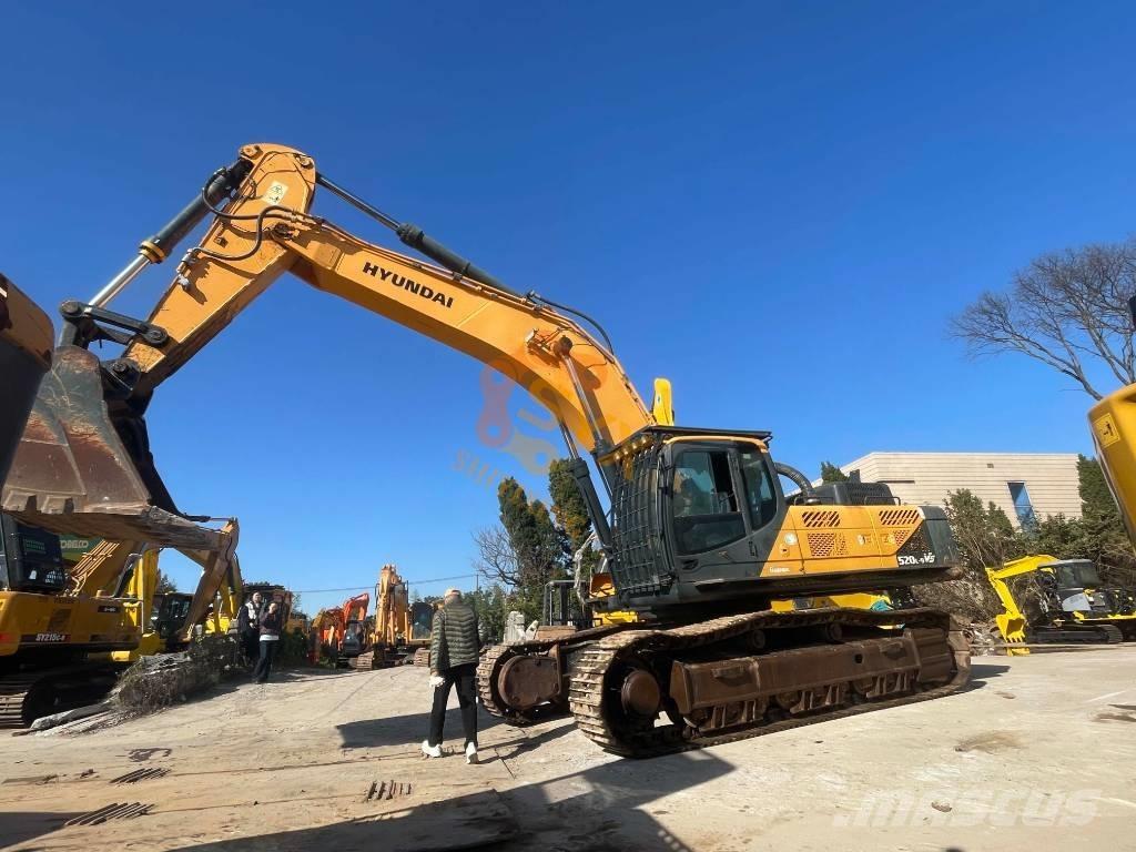 Hyundai Robex 520 VS Bageri guseničari