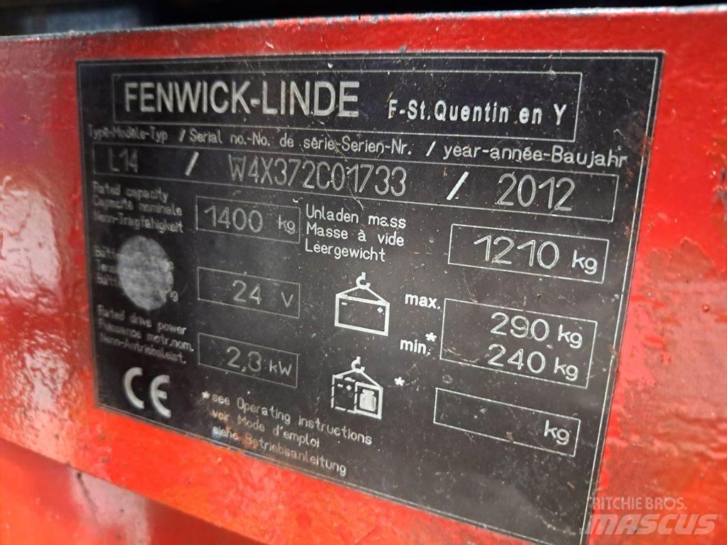 Linde L14 Ručni električni viljuškar