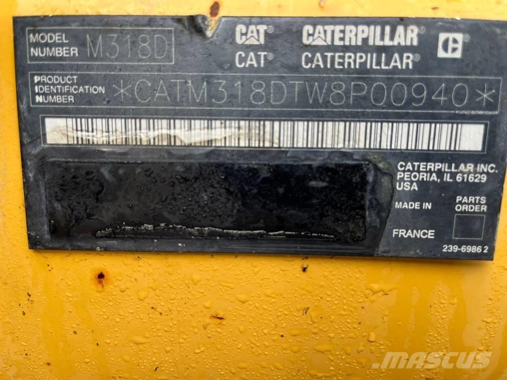 CAT M 318 D Bageri točkaši