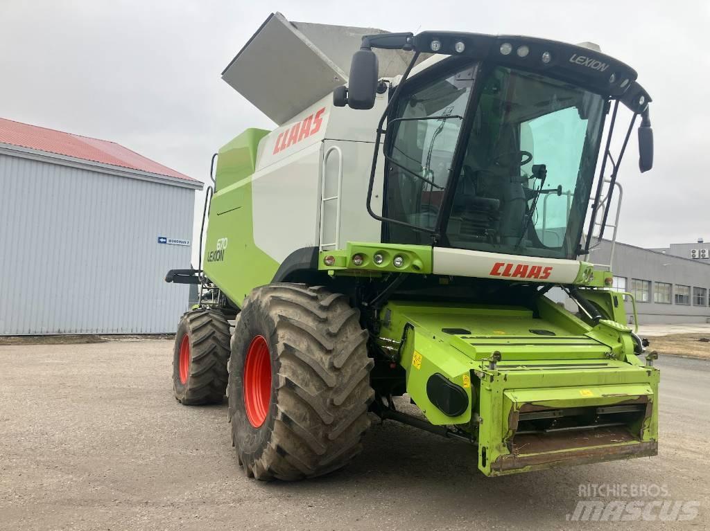 CLAAS Lexion 670 Kombajni