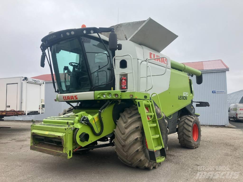 CLAAS Lexion 670 Kombajni