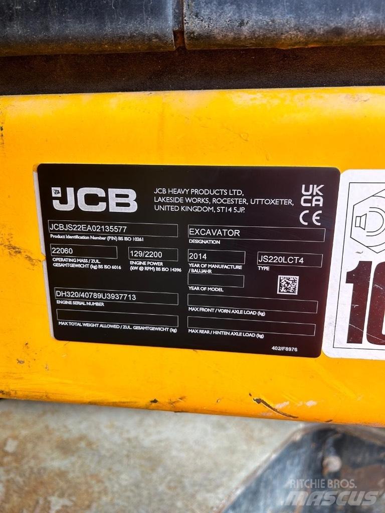 JCB JS 220 LC Bageri guseničari