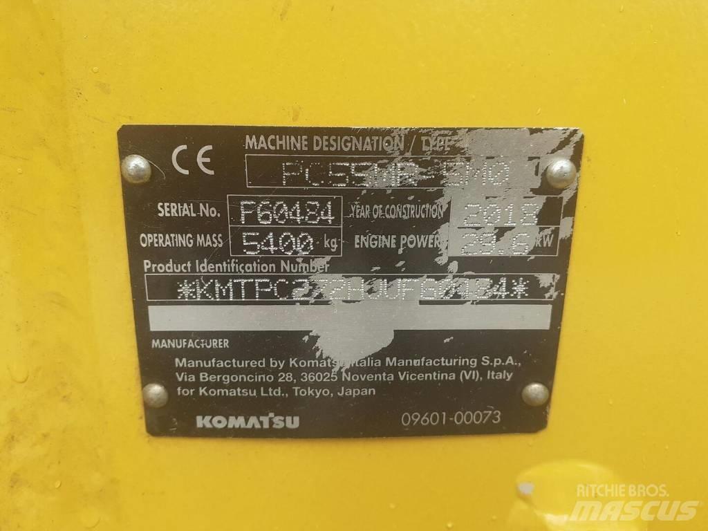 Komatsu PC 55 MR-5 Bageri guseničari