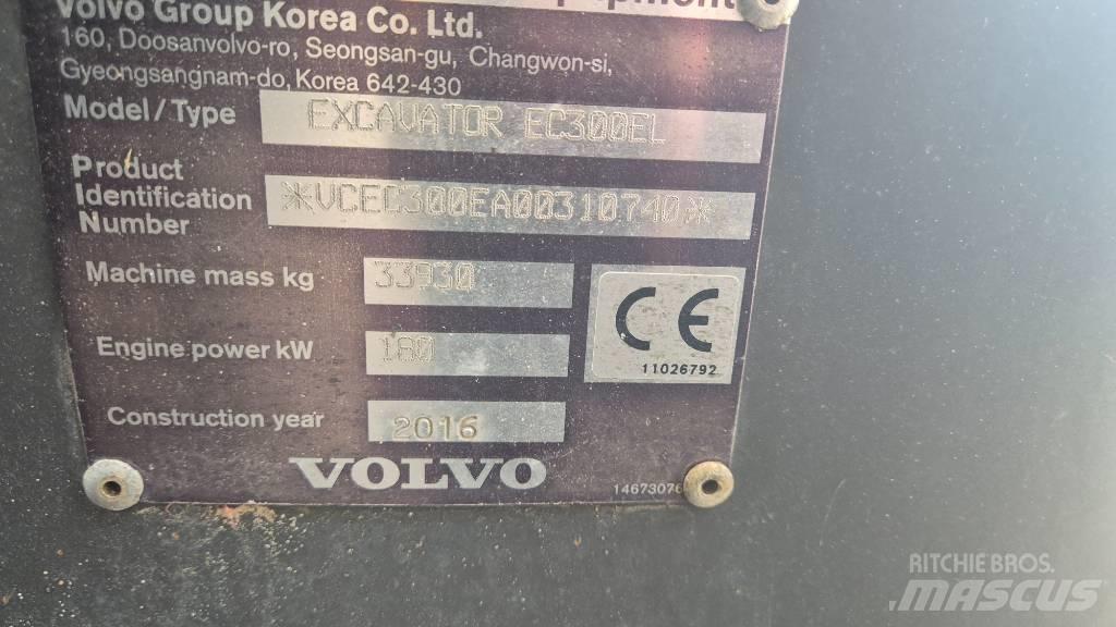 Volvo EC300EL Bageri guseničari