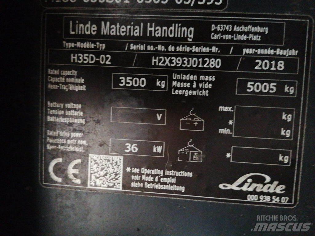 Linde H35D-02 Dizelski viljuškari