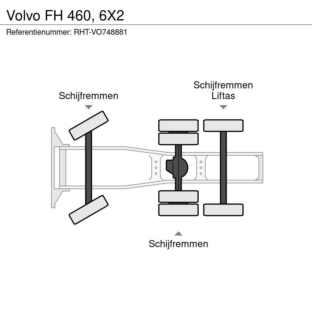 Volvo FH 460, 6X2 Tegljači