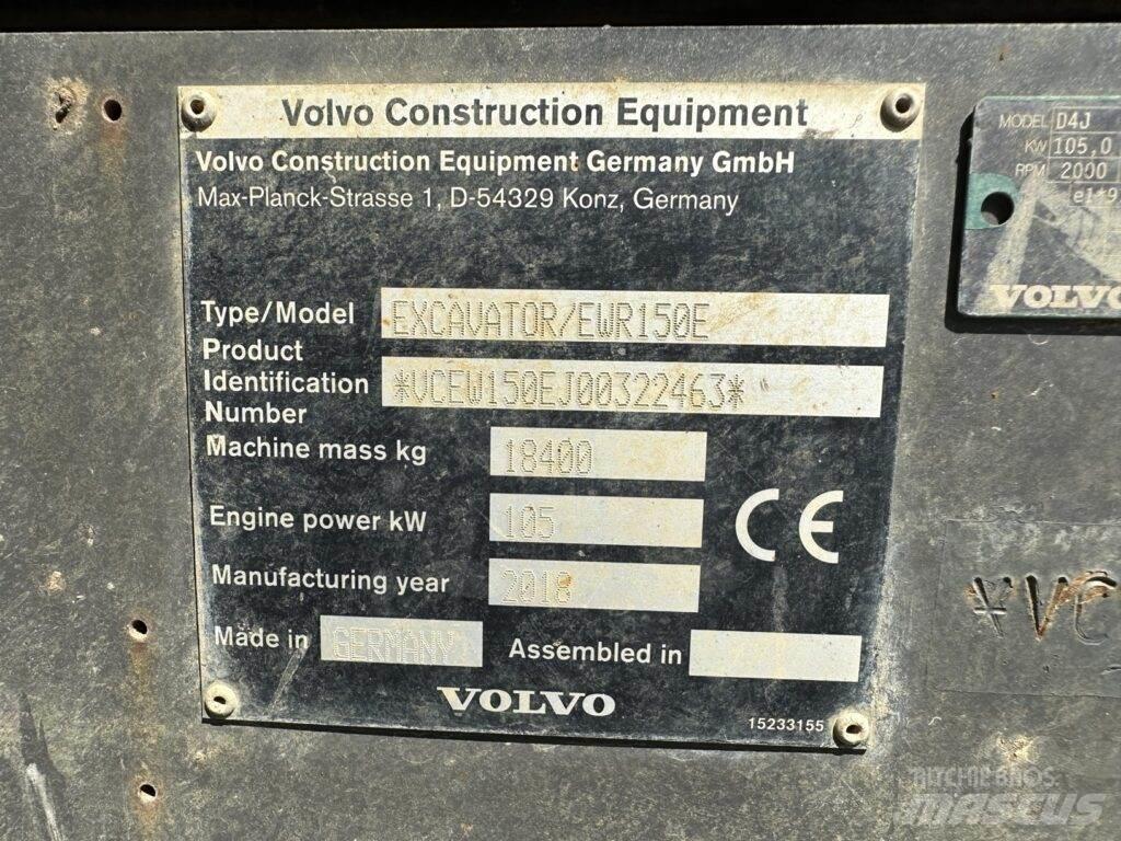 Volvo EWR150E Bageri točkaši