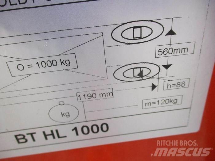 BT HL 1000 Ručni električni viljuškar