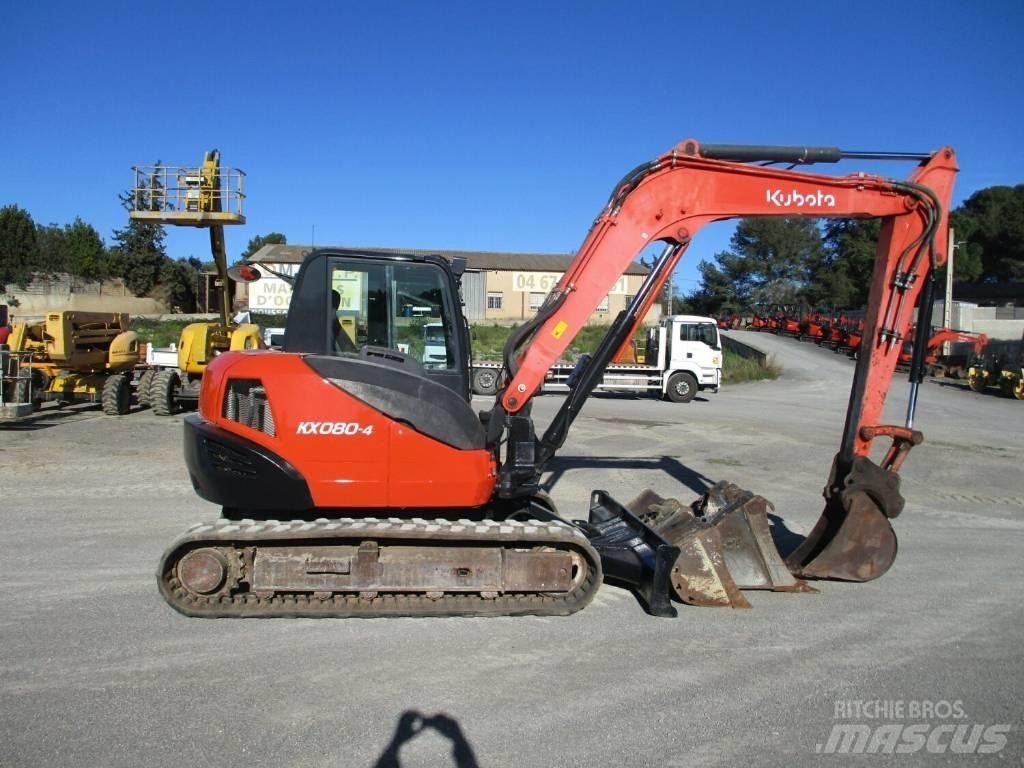 Kubota KX 080-4 Midi bageri 7t – 12t
