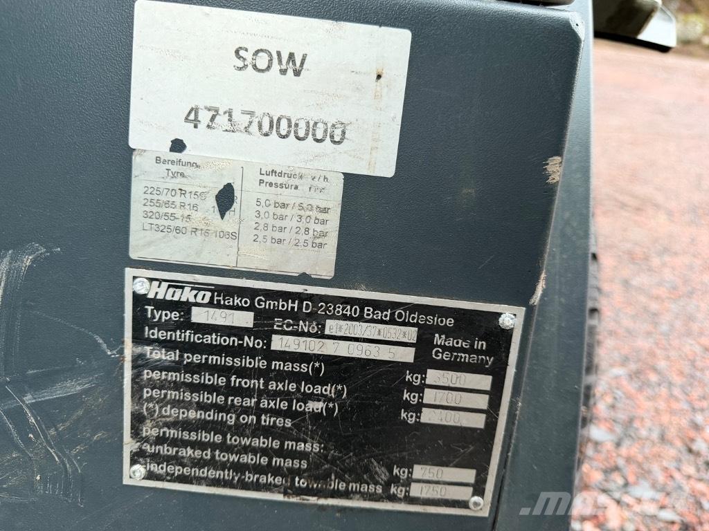 Hako Citymaster 1600 Mašine za čišćenje