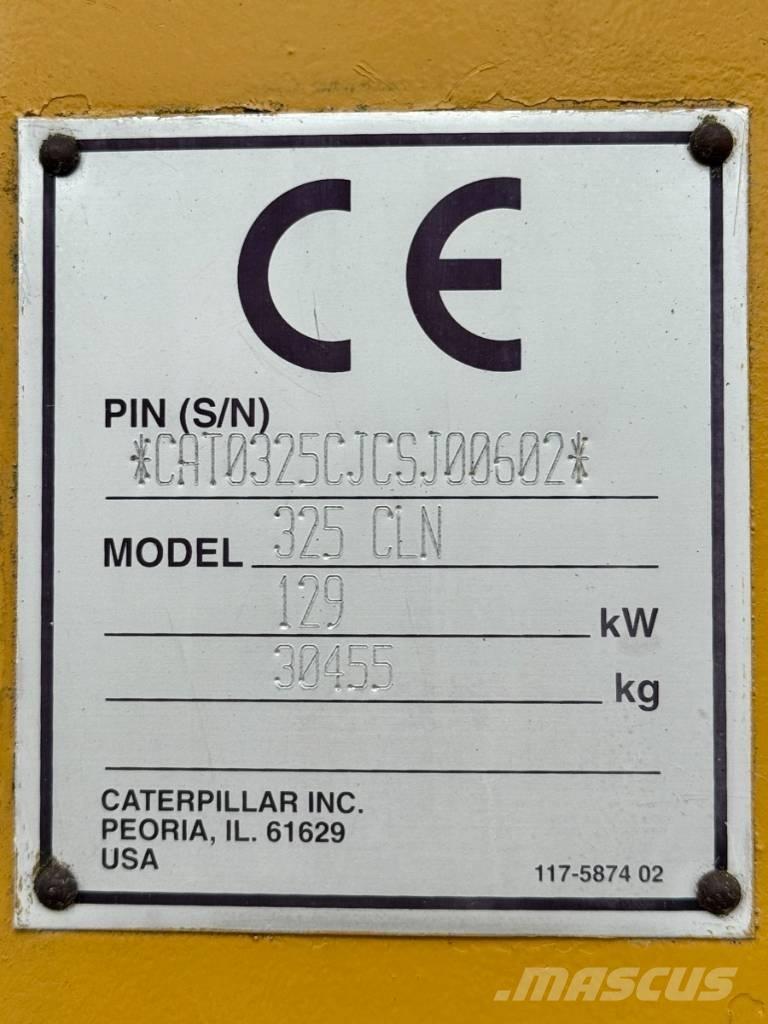 CAT 325CLN LR Polovni bageri sa dugom rukom